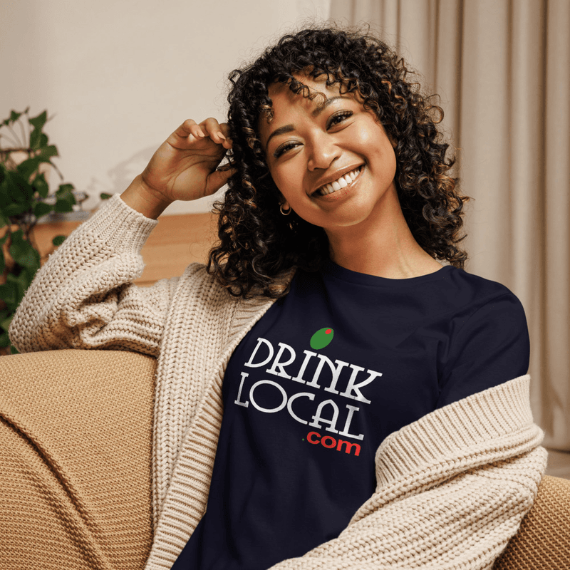 Drink Local Vintage Dodgeball Women's Relaxed T-Shirt